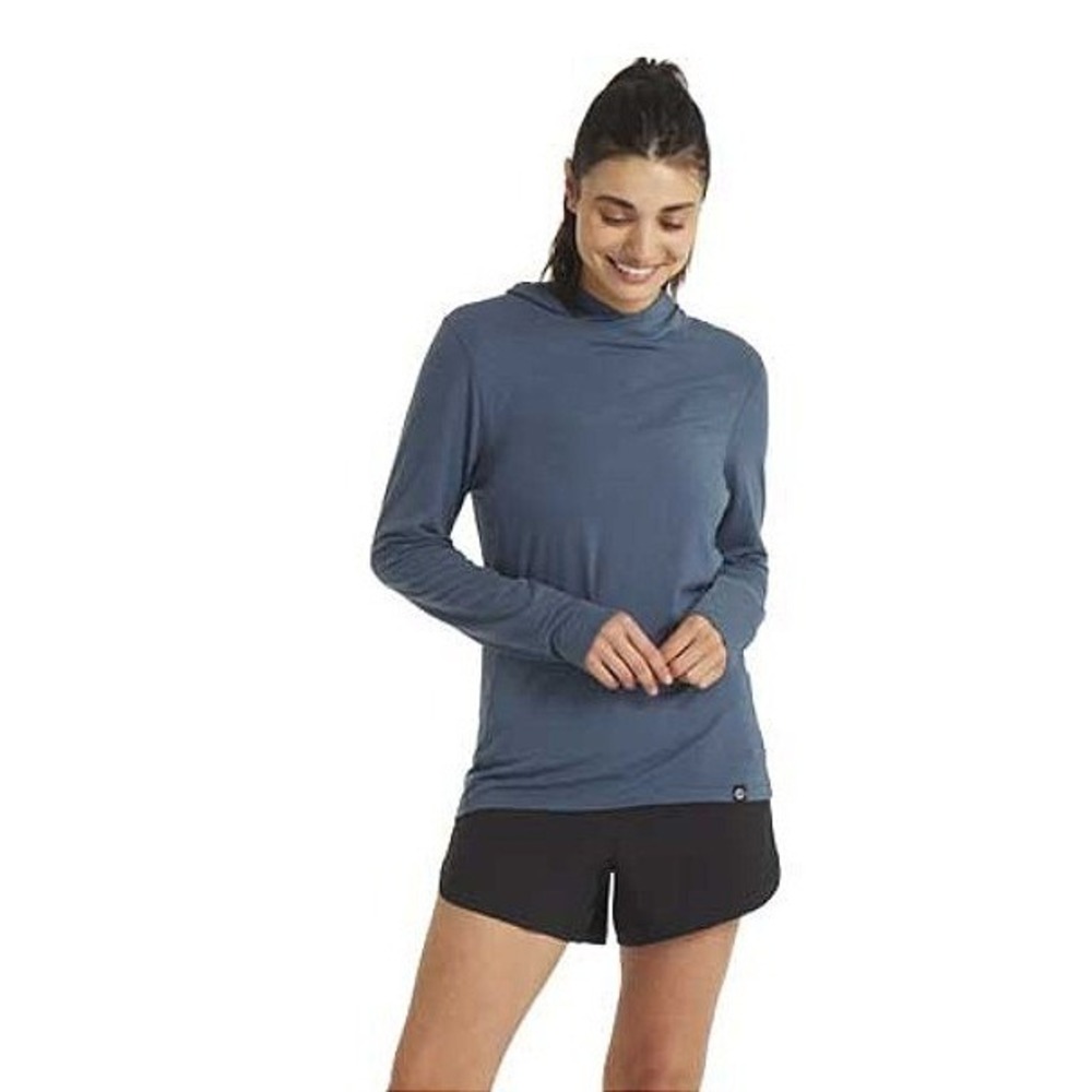 Paka Sol Hoodie Women's Medium Navy Long Sleeve Alpaca Blend